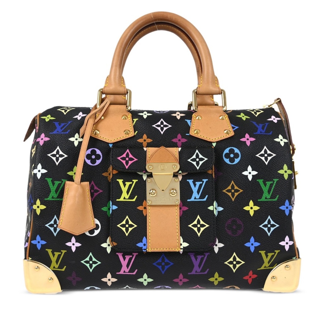 💎 MULTICOLOR 💎 SPEEDY 30 PURSE 
LOUIS VUITTON Takashi Murakami EXTREMELY RARE